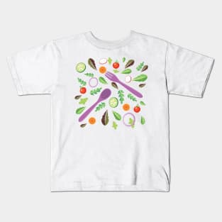 Utensil Salad Kids T-Shirt